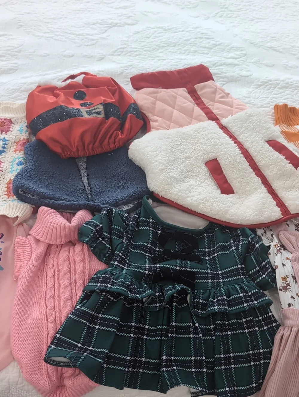 12pc Female Dog Clothes S-L